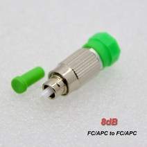 10PCS FC / APC Male Female Single Mode SM Fiber Attenuator Connector Fixed Type value 0-30db Optiona, 08 8dB_01 라인 커넥터