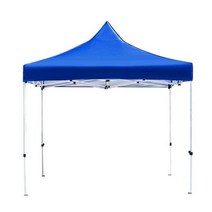 행사용 접이식캐노피천막 방수 접이식그늘막 3x3M 2M, 2x2M자동프레임(블루)