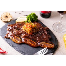 대궐 양념 LA갈비 1kg / 대궐 양념 매콤 LA갈비 1kg 양념 초이스 최상위 등급 지방제거 소고기, 대궐 매콤 LA갈비 1kg, 1개