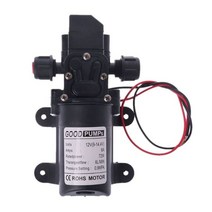 워터 펌프 70w dc 12v 130psi 6lmin 물 고압 다이어프램 자체 프라이밍, dc12v