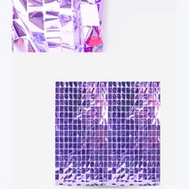 파티 벽장식 배경 커텐 라벤더 1x2M 2개 데코소품 홈