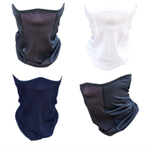 헬스마스크 자외선 차단 라이딩 메쉬 귀걸이 낚시 앞면 마스크, 블랙