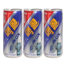 맥콜 250ml x 30캔 / 탄산음료 캔음료 .