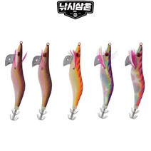 다까미야 에기 봄버 하드베이트(에기) 낚시삼촌, 아지브라운, 4.0호