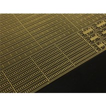 유니버설 포토-에칭 PE 난간 및 사다리 /700 군함 모델 선박 CYPE005 용 골든, 한개옵션0
