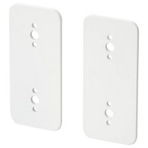 이케아 스코디스 페그보드용 연결부품 2P 화이트 3x0.2x6.5cm 스틸 에폭시