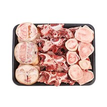 한우 몸보신용 우족 사골 잡뼈 각 1kg 총 3kg 트레이세트