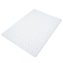 스칸디 양면 15T PVC 놀이방매트 층간소음매트 어린이안전매트, 헤링본화이트