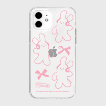 앤커버 DOODLE RABBIT CASE-CLEAR(젤리)