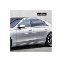 벤츠 S클래스 W223 부착형 도어가드 크롬 롱버전 1대분 순정품같은 피팅감, 벤츠 S클래스 W223 부착형 도어가드 크롬 롱버전 1, 1개