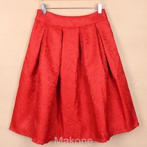 Makone 여성 스커트 반신 스커트 프린트 스커트 롱스커트2019 암화 프린트 우산 스커트 구미 스커트 주름 빈티지 프린트 스커트