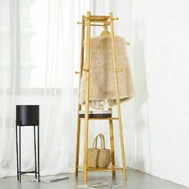 UNHO 원목 코너 스탠드 행거