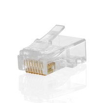 NEXT-RJ45C6 UTP Cat.6 3발 모듈러 플러그 커넥터 100개