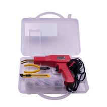 플라스틱용접기 자동차 범퍼 수리 용접 건 가열 퓨저 기계 납땜 인두 플라스틱 손톱 PVC 공작, 03 set of red_02 US