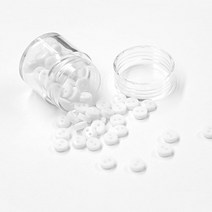 미니코단추5mm-흰색