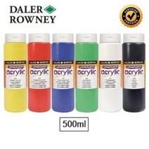 달러로니 DR 아크릴물감 500ml 낱색, 020 pearl white