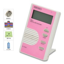 전자바이올린 정밀한 작업 SEIKO 비트기 피아노 시험 등급 전용 정확 쟁 악기 통용 2620179804, 핑크 (증정 악보 겹 _거문고 닦기천