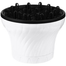 헤어스팀기 미용실 헤어 미스트 스티머 범용 웨이브 디퓨저 드라이어 블로우 컬리 부착 부스스한 커버 부품 도구 여행용 액세서리 송풍기 살롱, [01] White