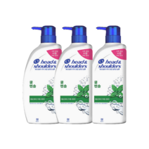 헤드앤숄더 쿨 멘솔 샴푸, 550ml, 3개