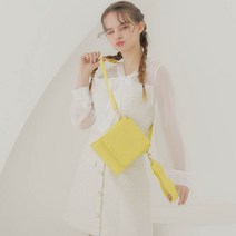 [당일발송] [스트랩2종증정] 바이제이키스 [ROSE] 로제 미니 크로스 백_옐로우