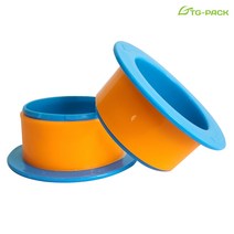 스트레치필름 공업용랩 핸드랩핑기 디스펜서 랩봉 마찰열 감소 손풀이개, 선택3) 고급형(블루) - 1세트