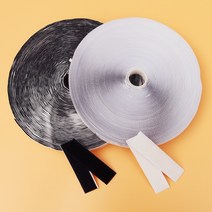 아유디 접착밸크로 찍찍이 1마 롤 양면테이프 보슬이 스티커 의류용밸크로 강력밸크로, 화이트(1롤), 30mm