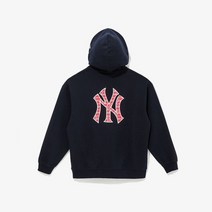 뉴에라 AP MLB 타일 패턴 뉴욕 양키스 후드 네이비 13338634