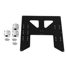 업그레이드 핫 베드 브래킷 지원 Y 캐리지 양극 알루미늄 플레이트 Prusa i3 3D 프린터 부품, 전부