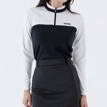 국산 여자 긴팔티 기모 골프 티셔츠 FWL-2100WB 블랙