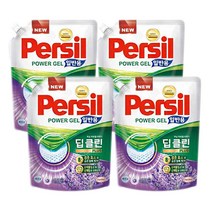 온마음샵 헨켈 퍼실 딥클린 플러스 라벤더젤 리필 2.1L 4개 일반용 드럼용 액체세탁세제