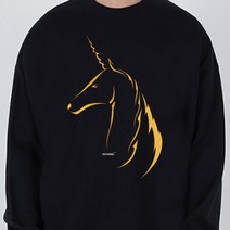 키밍 Unicorn 티셔츠 여자 남자 커플 우정티 맨투맨