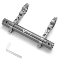 편한 그립 자전거 핸들바 TT바 싸이클 확장바 플랫바 손잡이 일자바 연장바 보조 보조핸들, 그레이