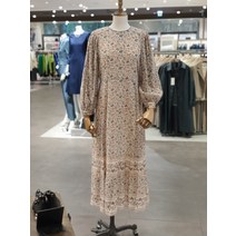 써스데이아일랜드 슬림 보더 믹스 롱 원피스 T216MOP155(1280685)