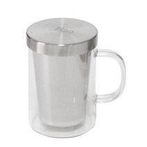 [카페 티머그 500ml]/허브/내열유리/캐모마일/루이보스/자스민/티팟/워머/티메이커/필터/