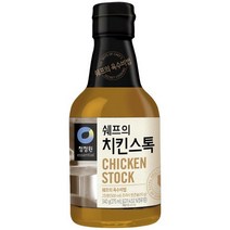청정원 쉐프의 치킨스톡 340g 4개