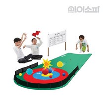 뉴스포츠 유아 체육 교구 컬링 매트볼 (ID-CM78), 그린, 레드