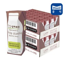 매일 상하목장 유기농코코아 우유 125ml 멸균, 3박스