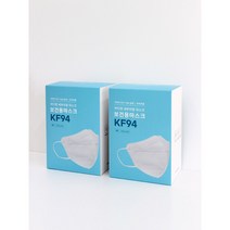 국내생산 피부트러블 없는 바디앤 KF94 새부리형 마스크 대형 50매, 화이트 1+1