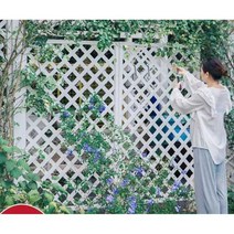 라틱스 래티스 PVC 야외 울타리 파티션 테라스가림막, 60x150cm