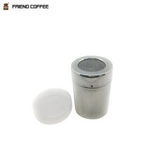 YJ 메쉬 파우더통 그물형 300ml 카페용품 토핑용 시나몬파우더 초코파우더 슈가파우더 양념통 카페파우더통