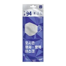 포시즌 황사 방역 마스크 KF94 흰색 50매입, 단품
