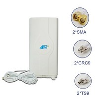 와이파이라우터 LTE라우터 4G LTE MIMO 안테나 부스터 패널 700-2600Mhz SMA CRC9 TS9 모바일 커넥터 2 m, 02 TS9