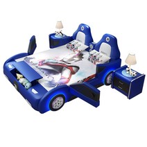 트윈 드림카베드 아동용 스포츠카베드 나무 난간, 1500mmx1900mm