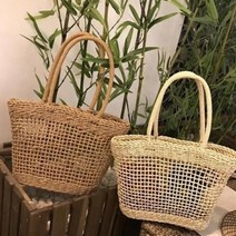 다잇템 [다잇템] 여자 라탄백 SS 왕골 여행가방 여행룩 방콕 토트백