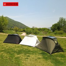 [에르젠] 이화지작 PRO S2-면텐트 (카키 아이보리 블랙), 블랙, 본품+그라운드시트