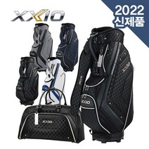 [2022년신제품]던롭 젝시오 GGC-X142 어쎈틱 2.2kg초경량 9.5인치 캐디백 보스톤백세트-5종칼라, 블랙