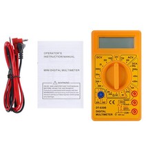 Oauee-2 색 LCD 디지털 멀티 미터 AC/DC 750/1000V 전압계 전류계 옴 테스터 미터용 미니 프로브, 02 as showing