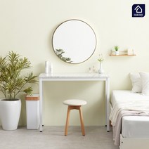 이프자인 릴리안 콘솔 화장대 테이블 900, 블랙골드마블+화이트다리