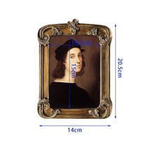 기념일입체액자 사진 프레임 그림 타원형 모양의 빈티지 바로크 홈 벽 마운트 럭셔리 홀더, 옵션 6