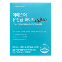 여에스더 유산균 화이트 30캡슐 프로바이오틱스 질 건강 유산균 화이트 임산부 여성 여자 아이 홈쇼핑 추천 정품 여성 성인 아이 갱년기연기 엄마 선물 여애스더 닥터에스더, 3개, 90캡슐(3개월)